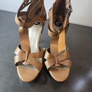 Guess platform heel sandals